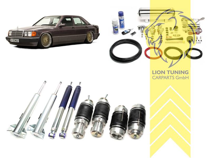 11,5L Tank chrom / ViAir Kompressor chrom, Zug- und Druckstufe gleichzeitig einstellbar, weiss, Stahl verzinkt, Eintragungspflichtig / Teilegutachten wird nach Kauf spezifisch ausgestellt